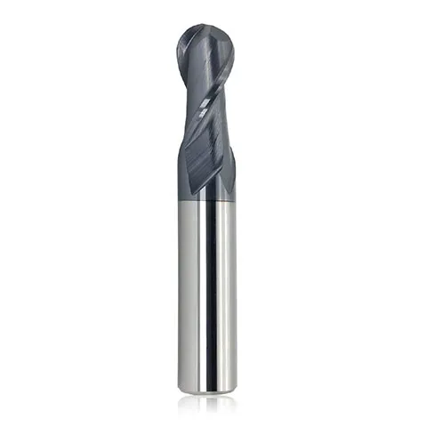 HRC45 Carbide Ball Nose End Mill D10 – TiAlN Coated, for Profiling