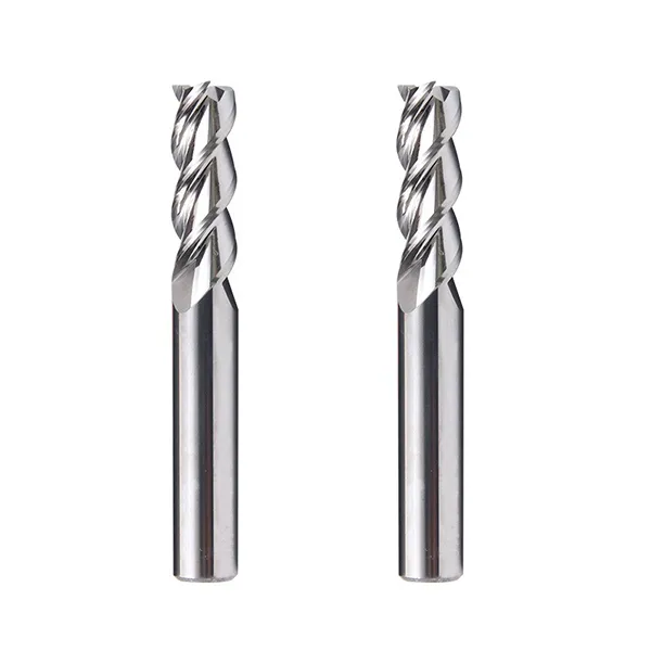 3-Flute Extra Long Aluminum End Mill D6 – High Polished