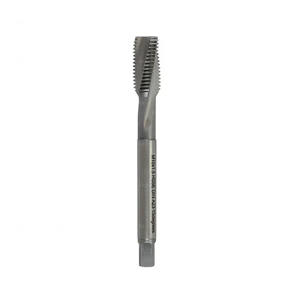 HSSE Spiral Flute Tap M10x1.25 – A23 Powder Metallurgy, DIN 15D, 100mm OAL