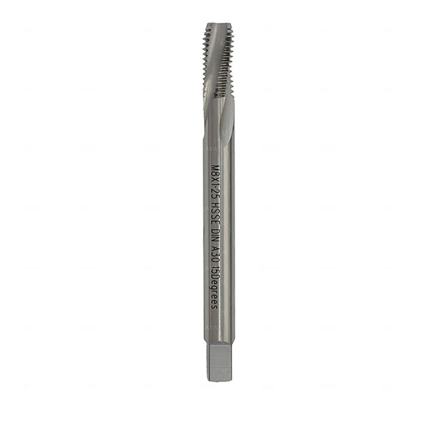 Hsse JIS with Tin Spiral Fluted Taps M8X1.25_A30_DIN_15D