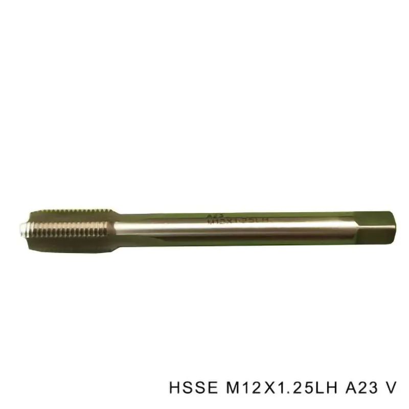 HSSE Straight Flute Tap M12x1.25 – for Aluminum, Durable & Precise