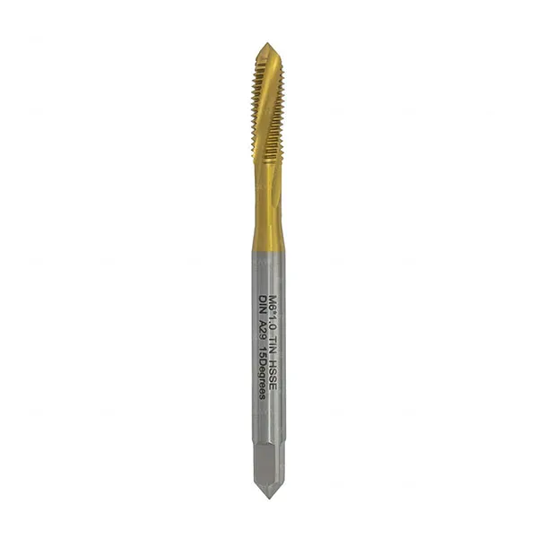 A29 HSSE Spiral Flute Tap M6x1.0 – 15° Spiral, for General Machining