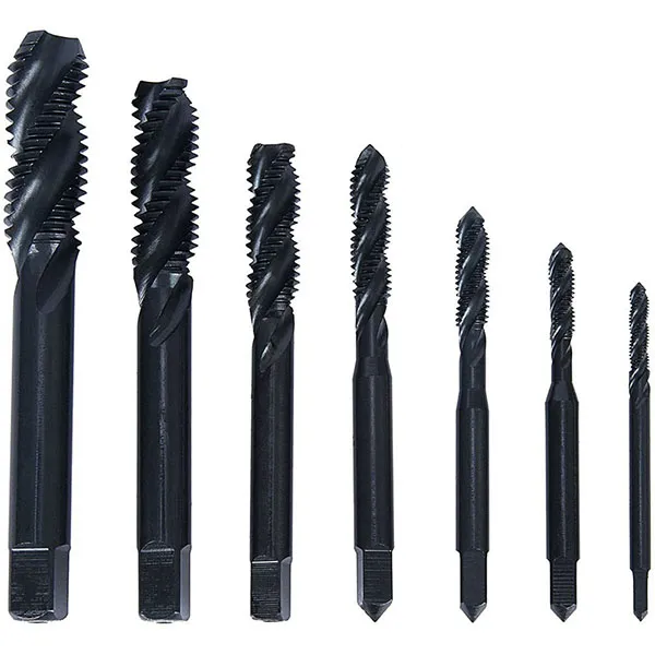 High Quality HSS Spiral Flute Taps with Ticn Coating Machine Tap M5*0.8