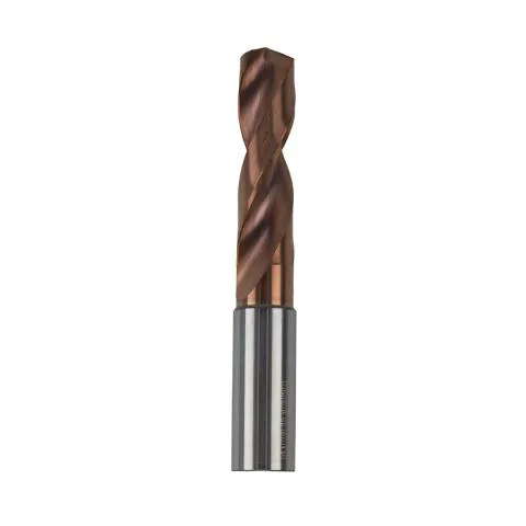 Tungsten Carbide Drill Bit D16.5mm – TiN Coated, 123mm OAL, for Cast Iron & Steel