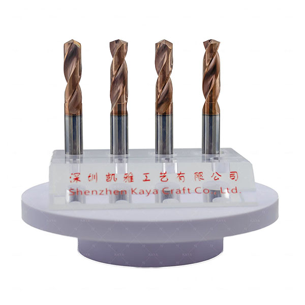 Solid Carbide Twist Shank Drill Bit 2-Flute Cobalt Carbide Router Bits D14.5*56*D14.5*107_2F 55HRC