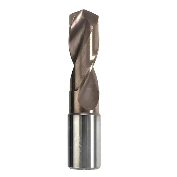 Solid Tungsten Carbide Drill Bit D18.5mm – TiN Coated, 100mm OAL, for Hardened Steel